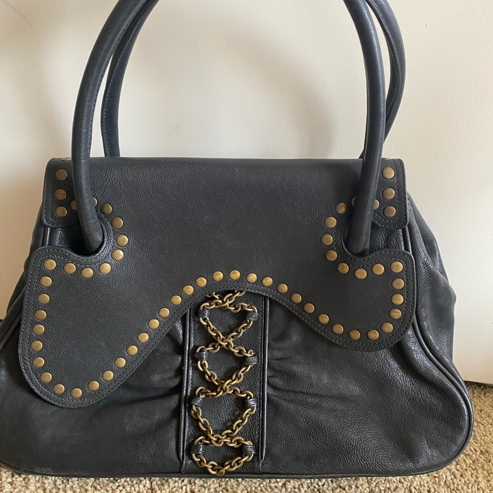 EBlack Studded BE&D Handbag
